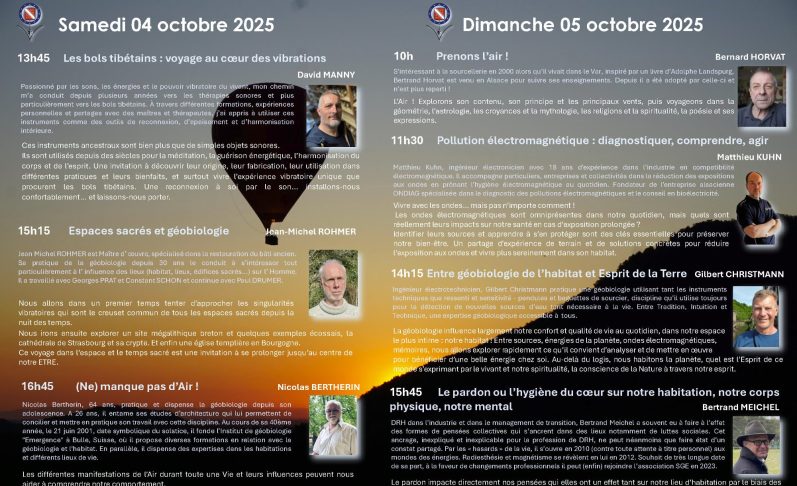 Conférences en condensé